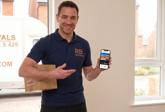 Friendly RB Removals student move specialist ready to provide a free fixed-price quote.